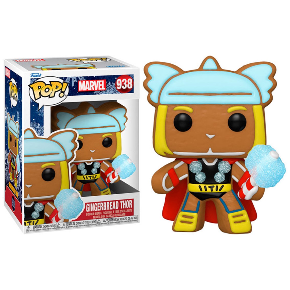 FUNKO POP MARVEL NAVIDAD GALLETA JENGIBRE THOR 50663 - Z POP Toys