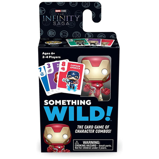 JUEGO DE MESA FUNKO SOMETHING WILD! MARVEL INFINITY SAGA IRON MAN PEGI 6 60495 - Z POP Toys