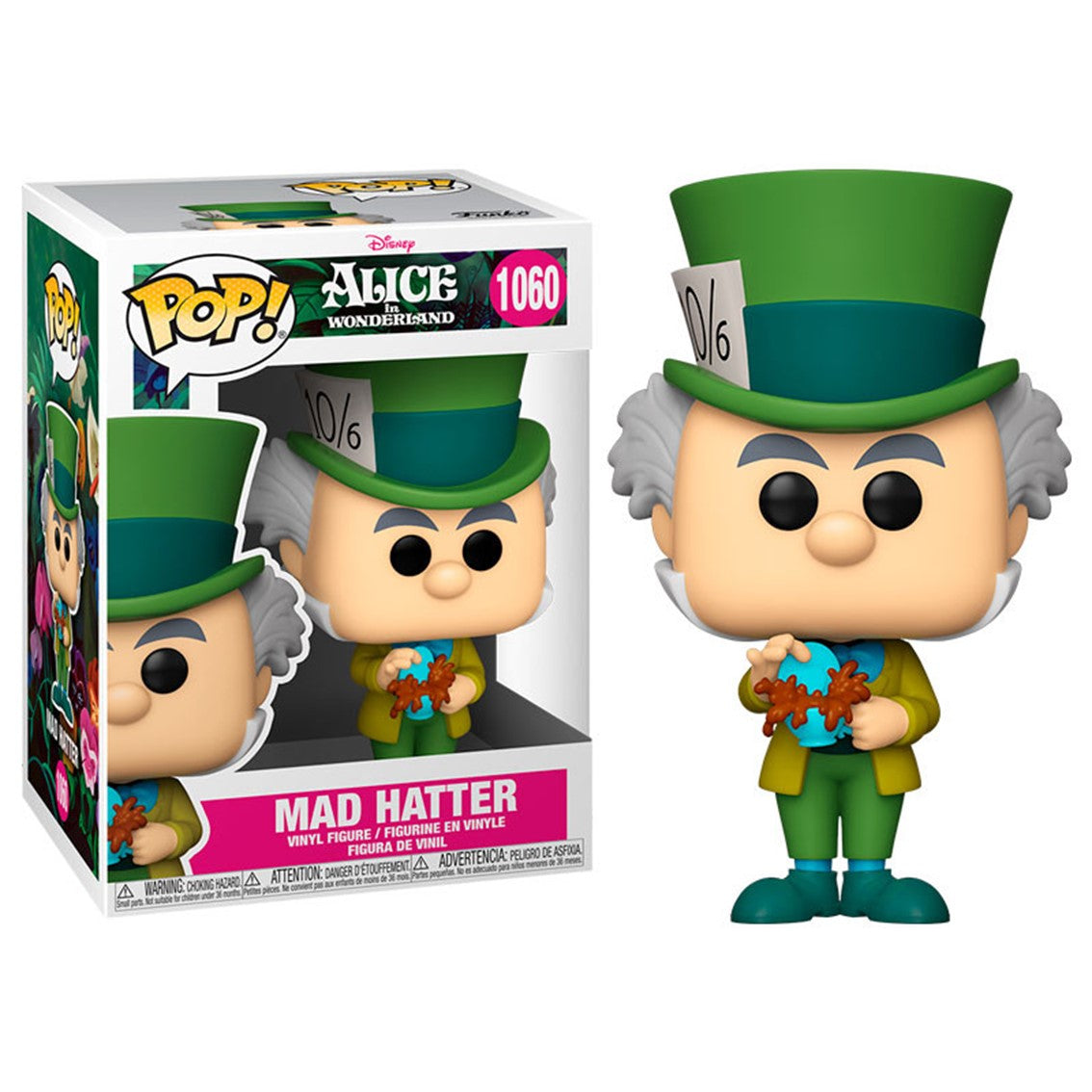 FUNKO POP DISNEY ALICIA EN EL PAIS DE LAS MARAVILLAS 70TH SOMBRERERO LOCO 55736