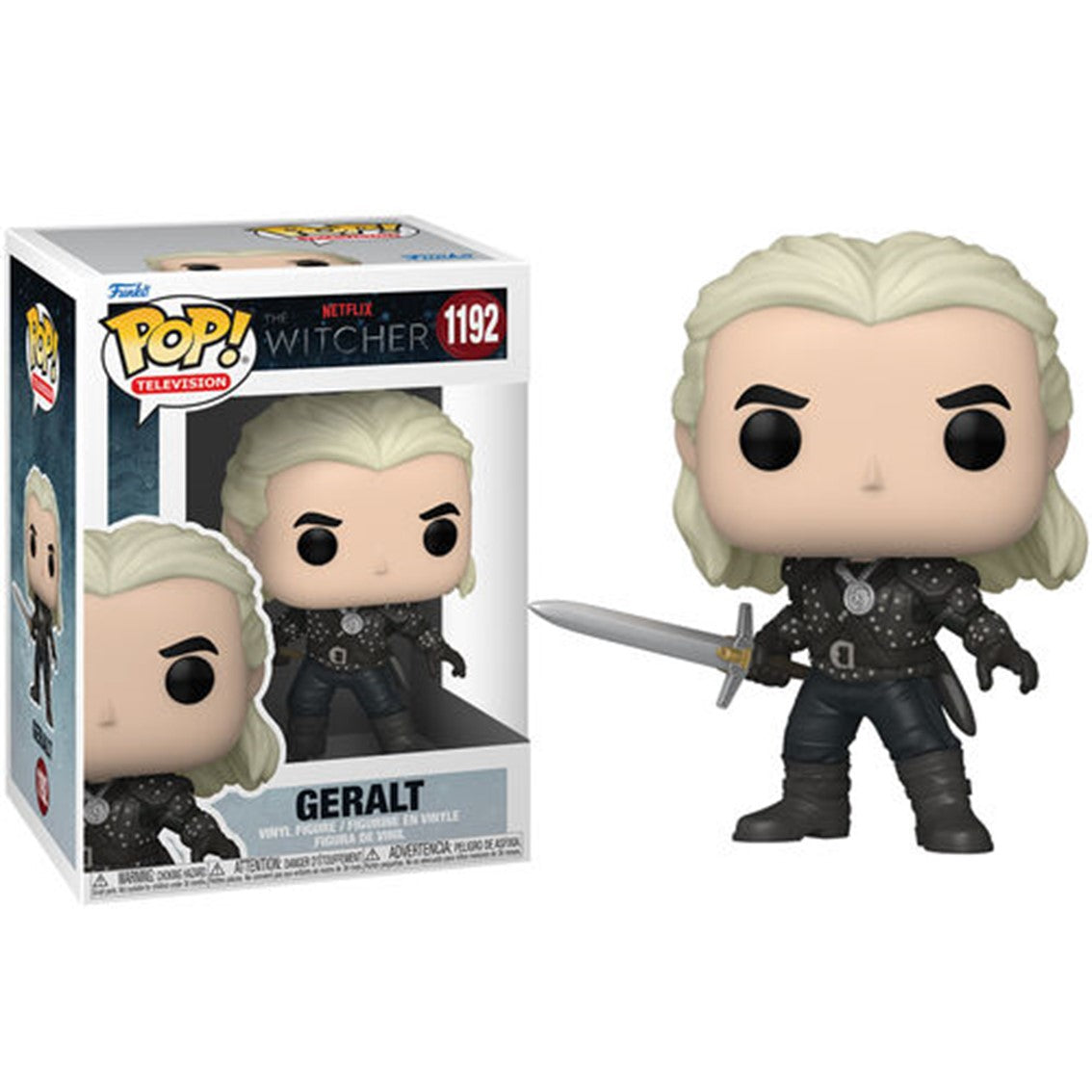 FUNKO POP SERIES TV THE WITCHER GERALT DE RIVIA CON OPCION CHASE 57814