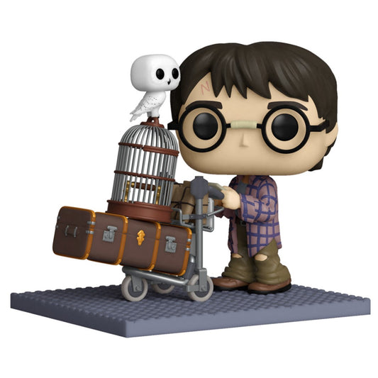 funko-pop-deluxe-harry-potter-harry-empujando-el-carro-con-hedwig