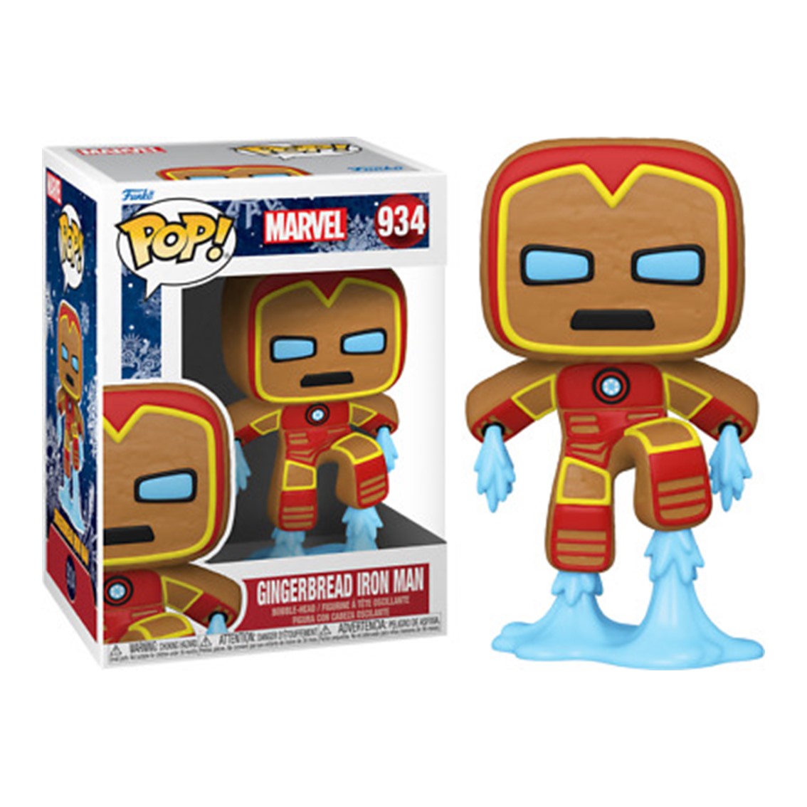 Funko pop marvel navidad galleta jengibre iron man 50658