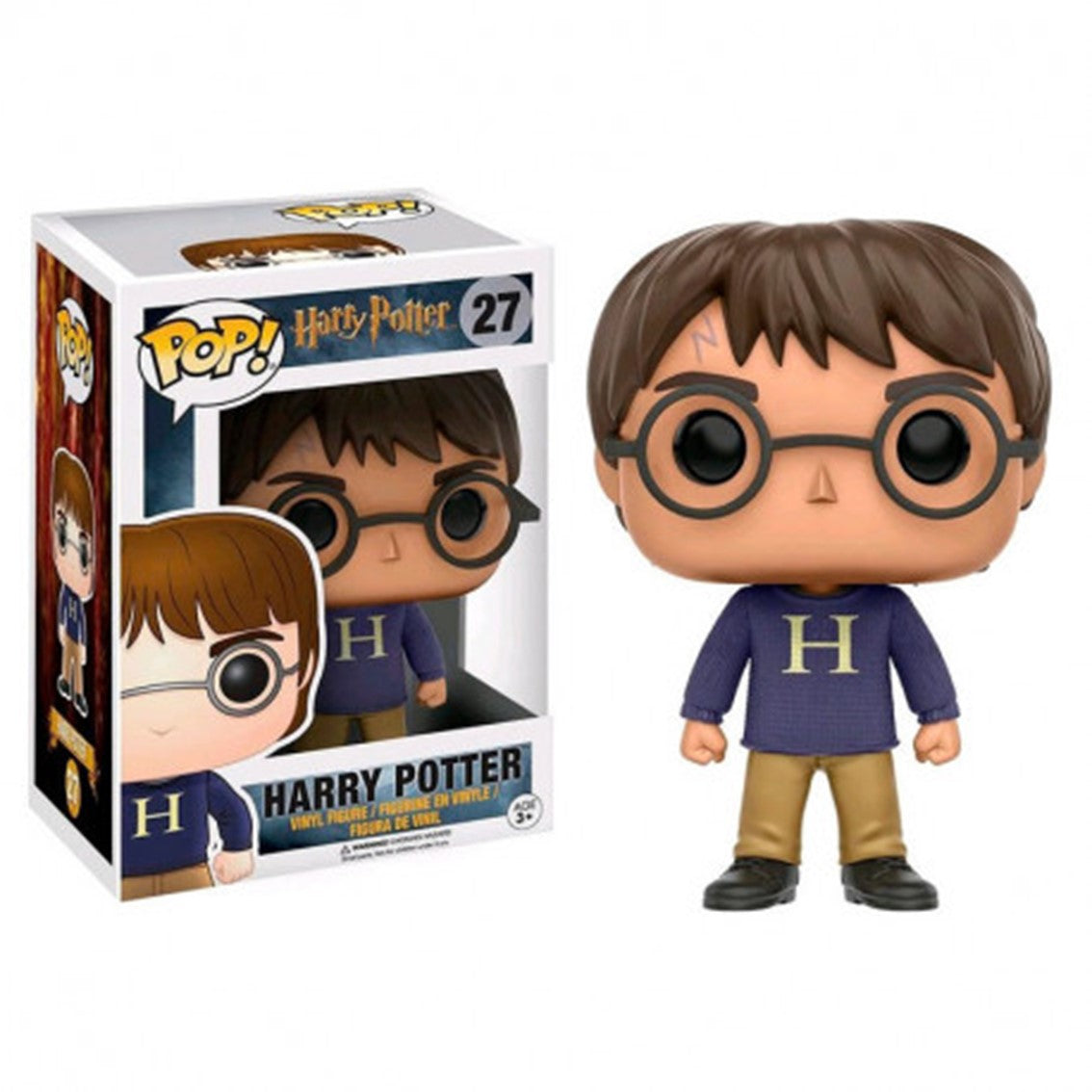 FUNKO POP HARRY POTTER HARRY POTTER CON JERSEY CON LETRA H 10997