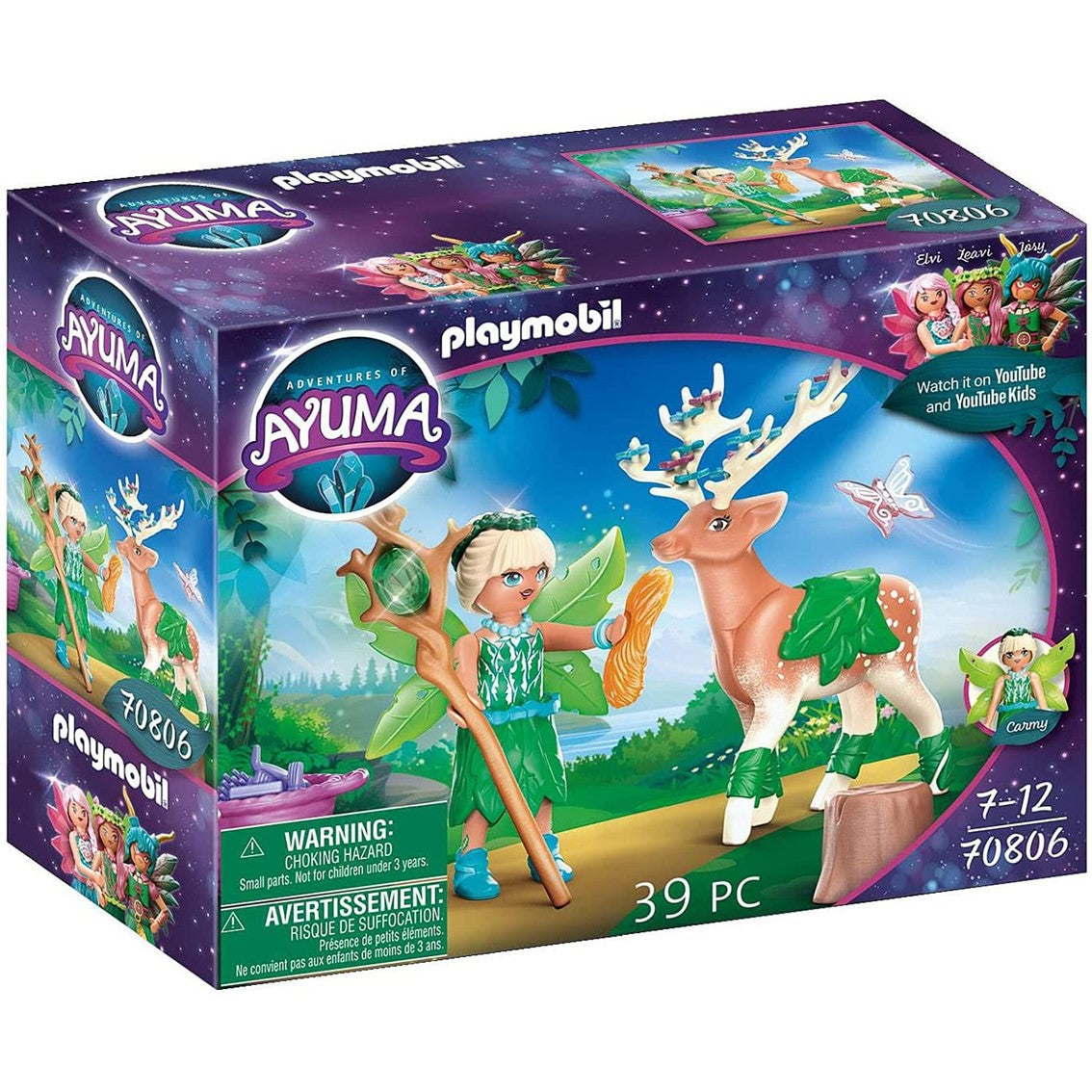PLAYMOBIL AYUMA FOREST FAIRY CON ANIMAL DEL ALMA - Z POP Toys