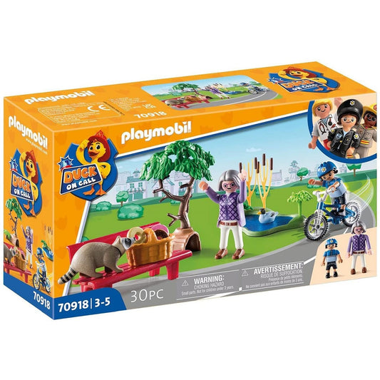 PLAYMOBIL DUCK ON CALL ACCION POLICIAL ¡ATRAPA AL LADRON!