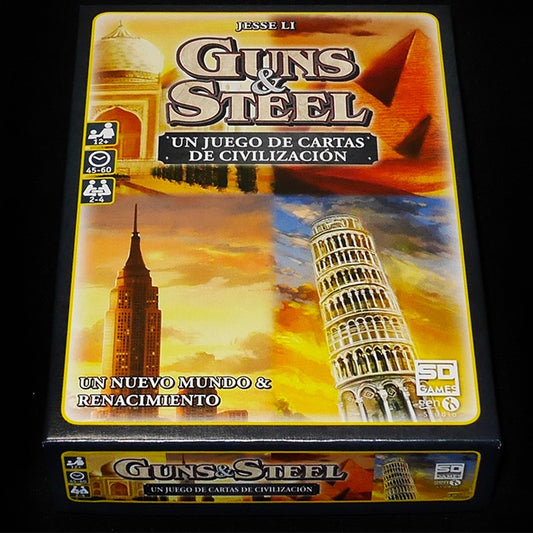 JUEGO DE MESA GUNS & STEEL PEGI 12