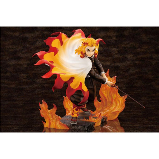 FIGURA KOTOBUKIYA DEMON SLAYER KIMETSU NO YAIBA KYOJURO RENGOKU BONUS EDITION