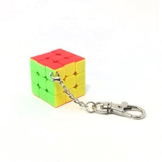 CUBO DE RUBIK QIYI LLAVERO 3X3 PLANO 3 CM - Z POP Toys