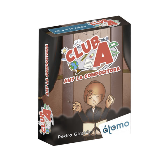 JUEGO DE MESA ÁTOMO GAMES CLUB A: AMY LA COMPOSITORA PEGI 8 - Z POP Toys