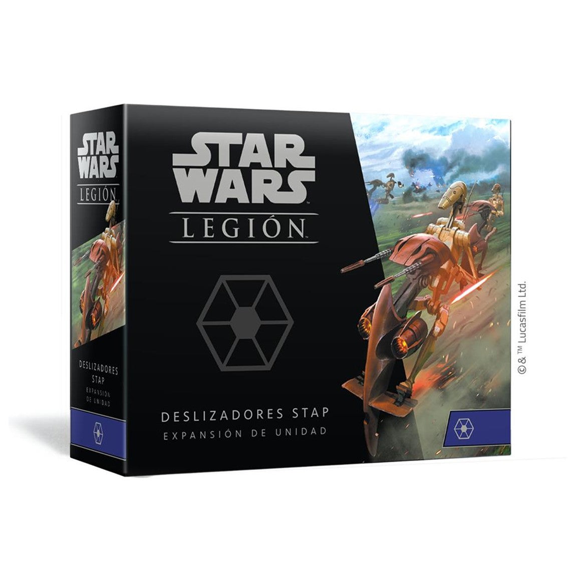 Juego de mesa star wars legion : deslizadores stap pegi 14