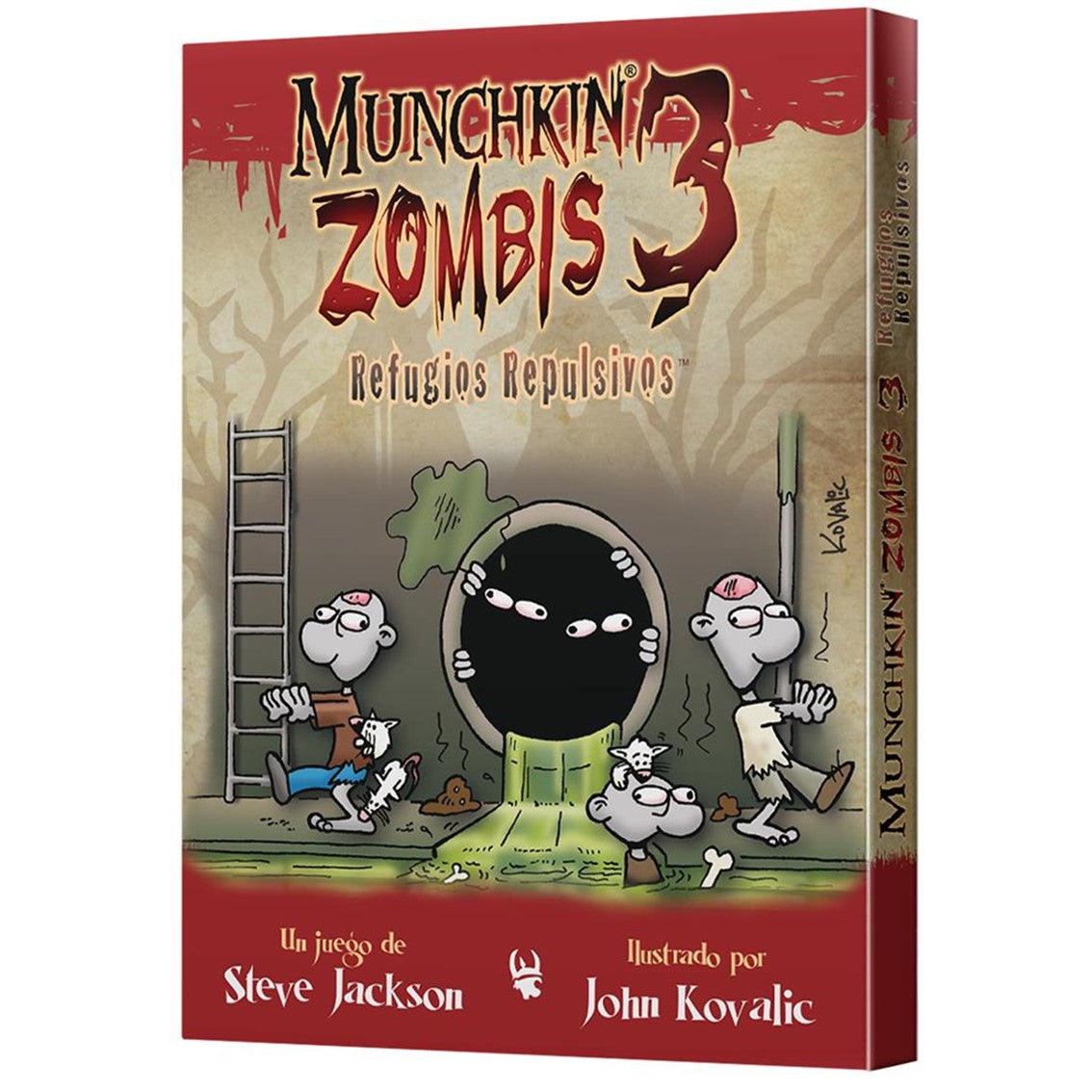 JUEGO DE MESA MUNCHKIN ZOMBIS 3: REFUGIOS REPULSIVOS PEGI 10