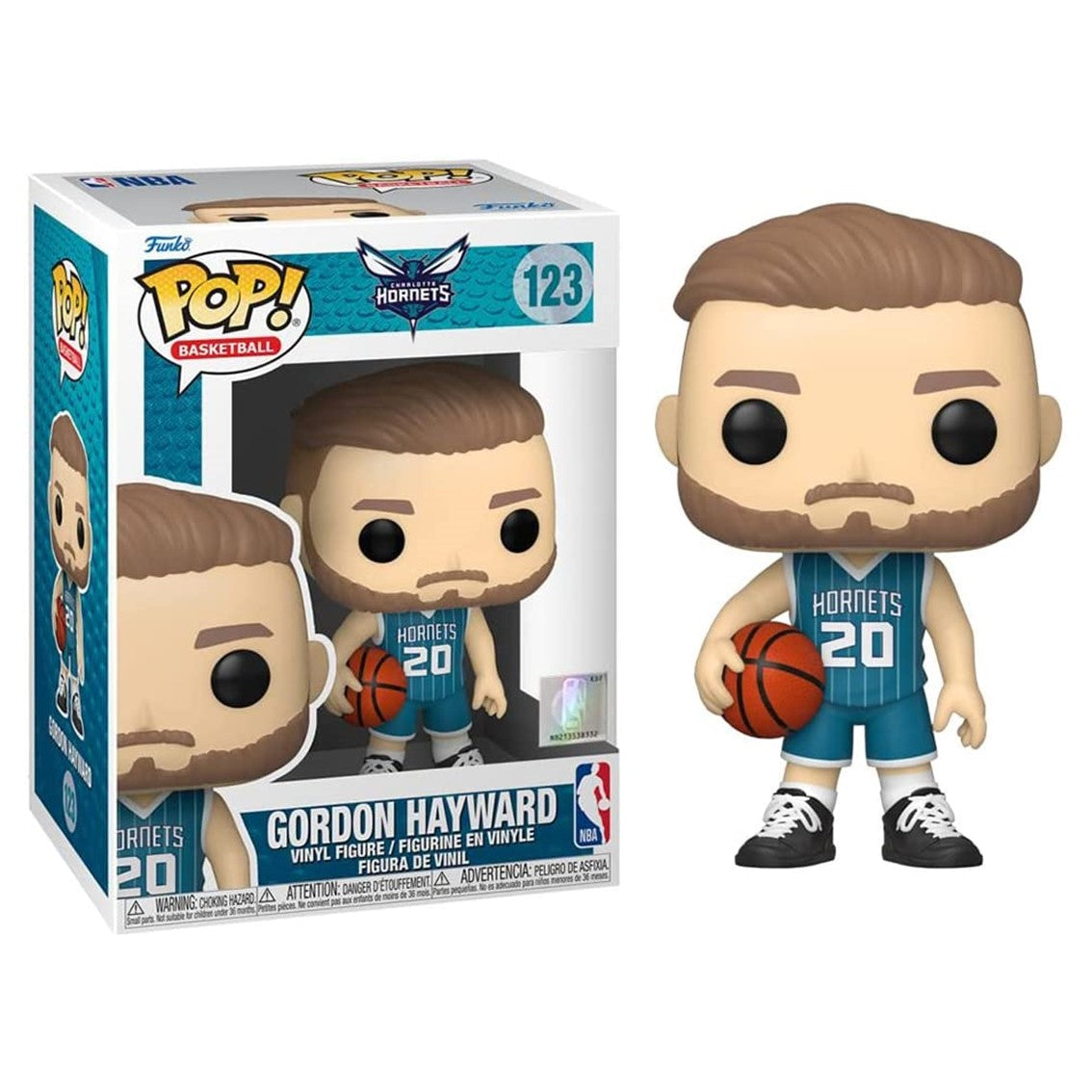 Funko pop deportes nba gordon hayward charlotte hornets camiseta local 59263