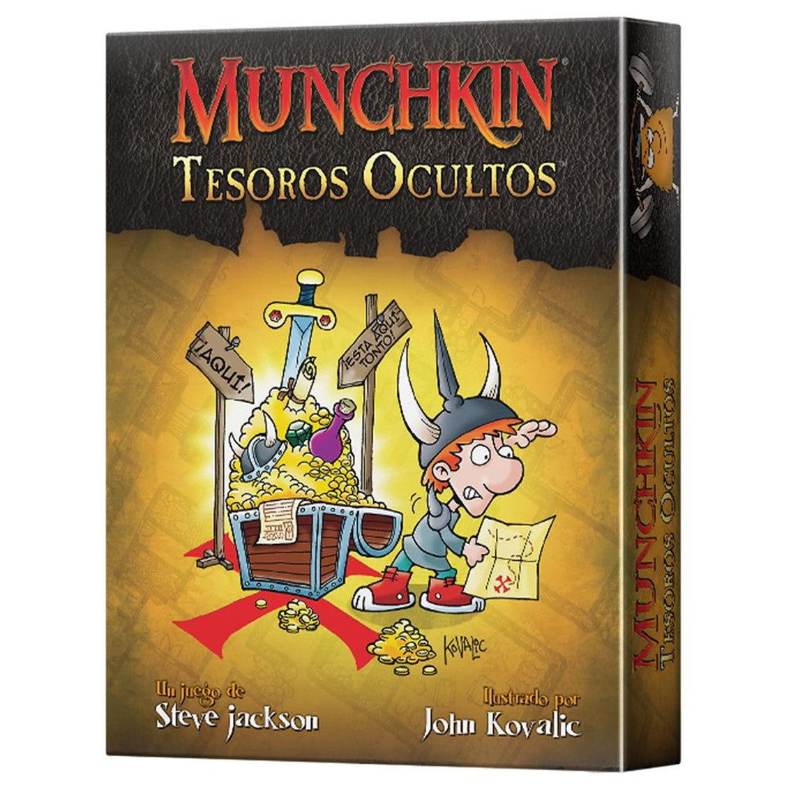 JUEGO DE MESA MUNCHKIN TESOROS OCULTOS PEGI 10 - Z POP Toys