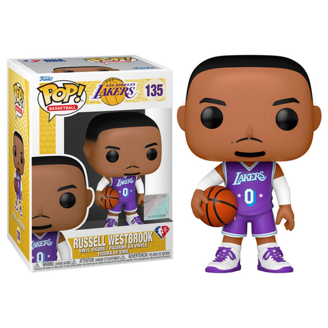 Funko pop deportes nba russell westbrook los angeles lakers ce21 59266