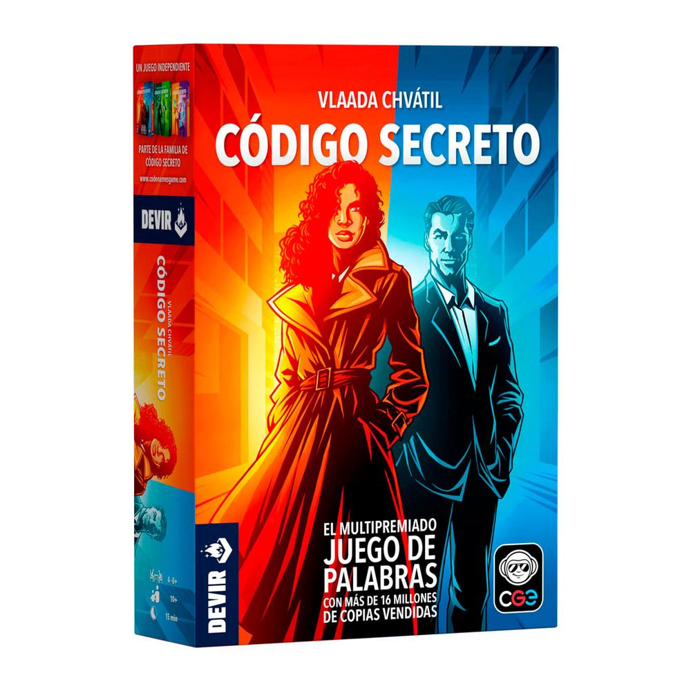 JUEGO DE MESA DEVIR CÓDIGO SECRETO PEGI 8