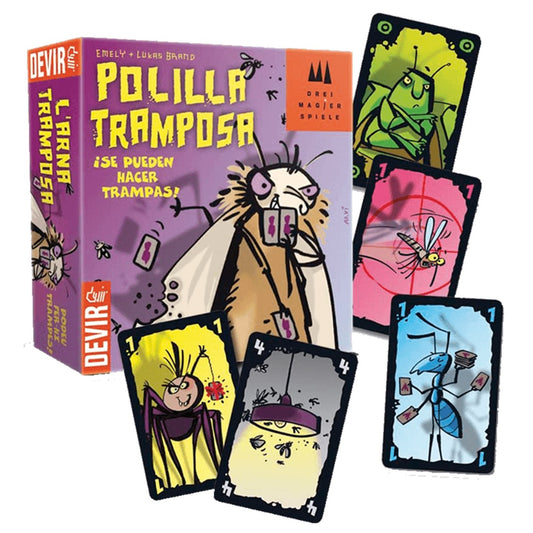 JUEGO DE MESA DEVIR LA POLILLA TRAMPOSA PEGI 7