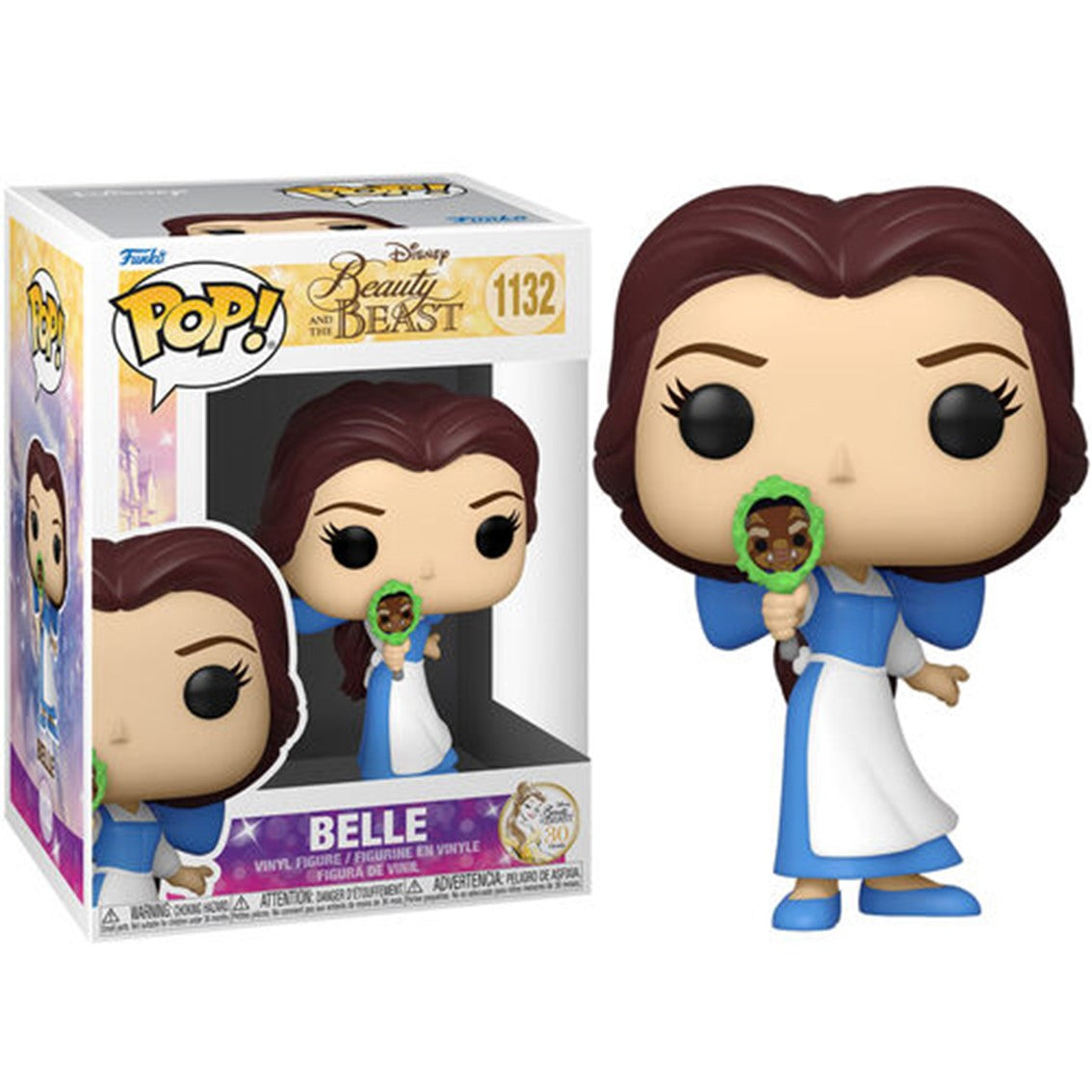 Funko pop disney la bella y la bestia bella con espejo 57583