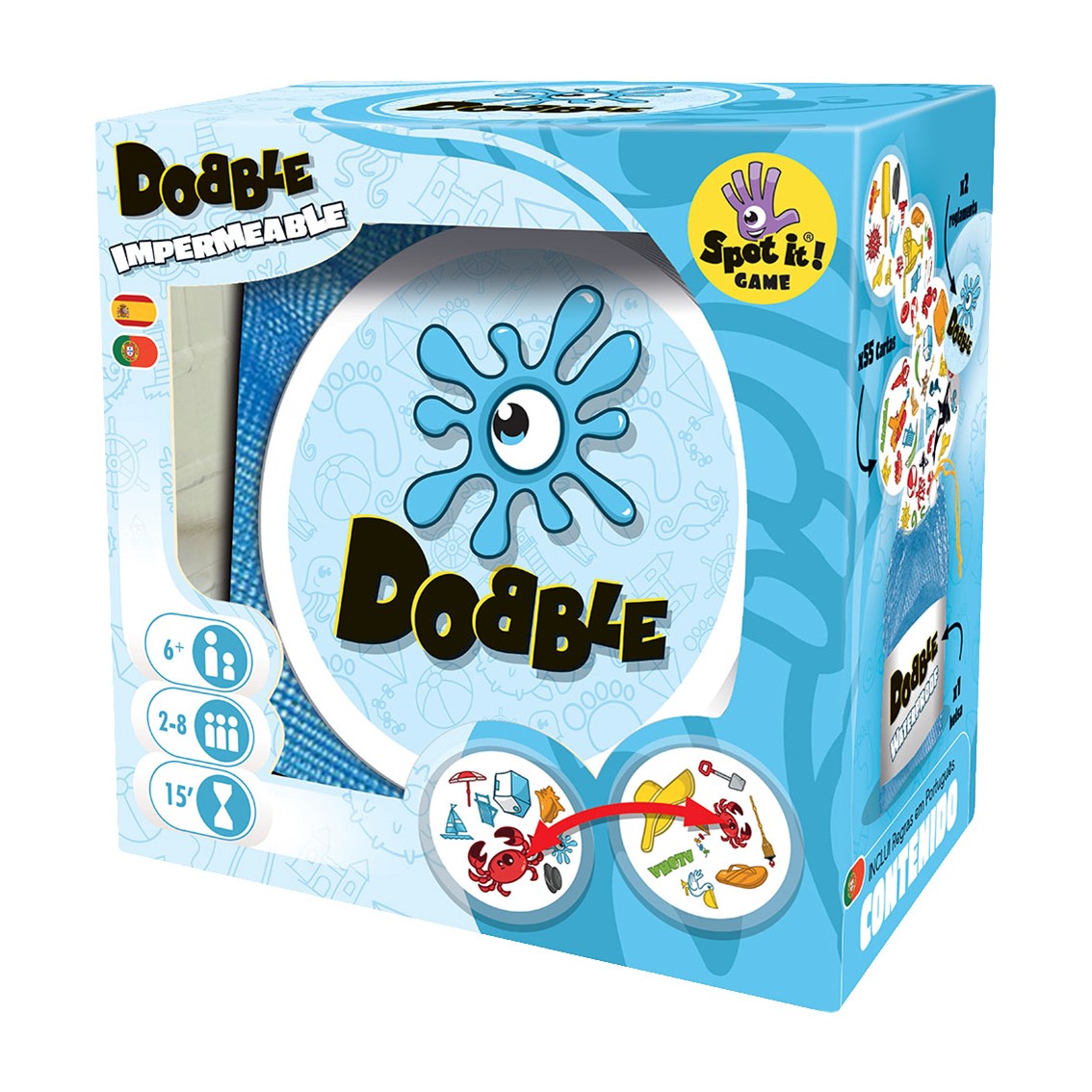 JUEGO DE MESA DOBBLE WATERPROOF PEGI 7