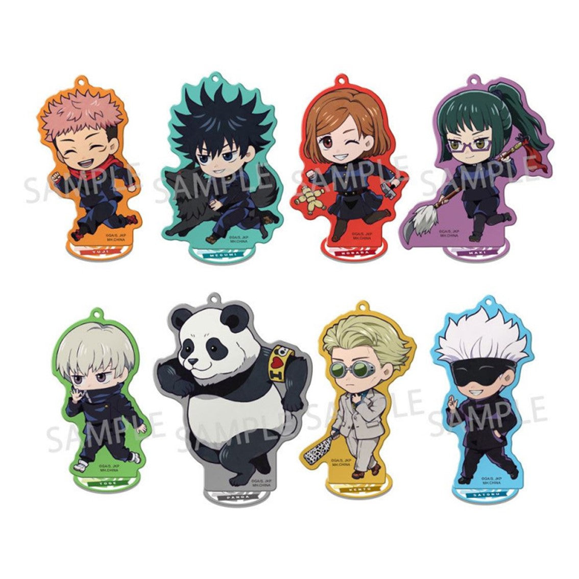 SET FIGURAS ACRÍLICAS MEGAHOUSE JUJUTSU KAISEN TOKO TOKO MASCOT VERSIÓN LIMITADA