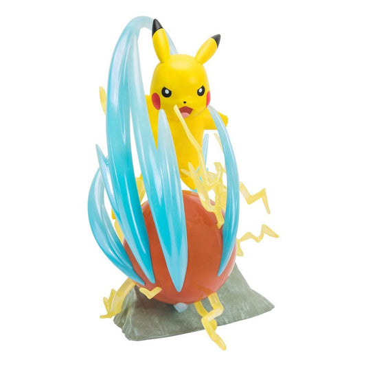 Figura pokemon 25 aniversario con iluminación deluxe pikachu