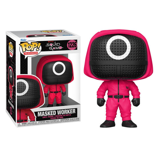 Funko pop series tv el juego del calamar soldado rojo mascara circulo 64799