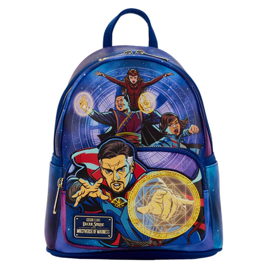 Mochila loungefly funko marvel doctor strange multiverso mini backpack