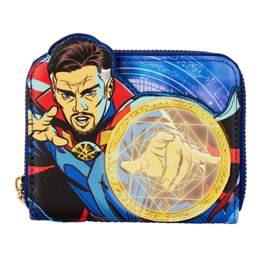 CARTERA LOUNGEFLY FUNKO MARVEL DOCTOR STRANGE MULTIVERSO WALLET