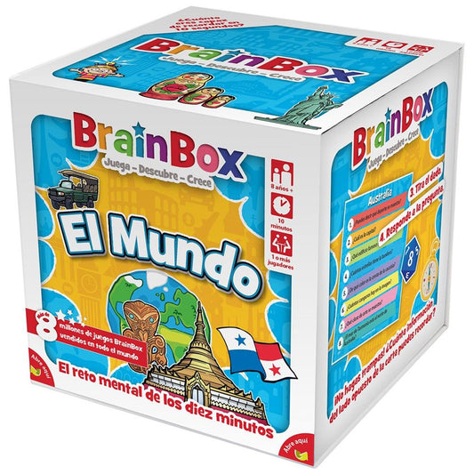 JUEGO DE MESA BRAINBOX EL MUNDO PEGI 8