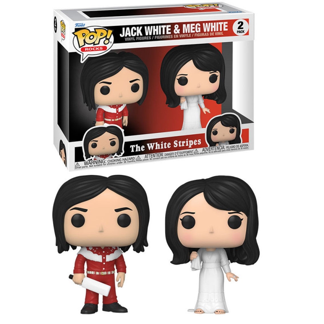 FUNKO POP ESTRELLAS DEL ROCK THE WHITE STRIPES PACK 2 61428