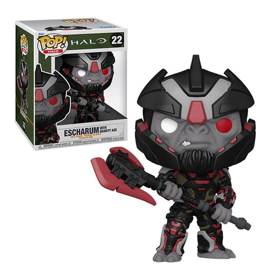 Funko pop super videojuegos halo infinite escharum con hacha de gravedad 59339