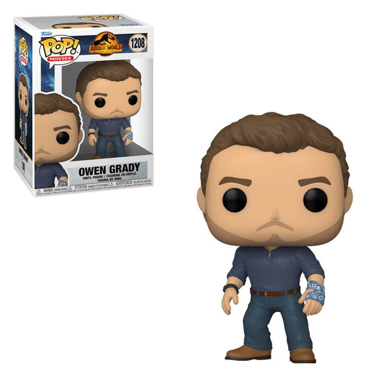 FUNKO POP CINE JURASSIC PARK JURASSIC WORLD DOMINION OWEN GRADY 55295