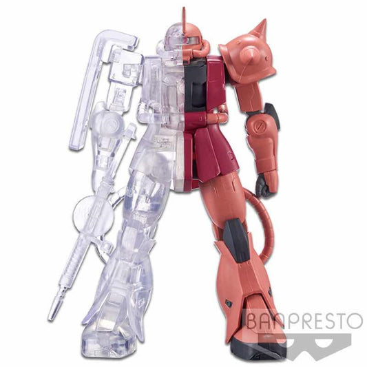 FIGURA BANPRESTO ZAKU CHAR'S CUSTOM  MOBILE SUIT GUNDAM INTERNAL STRUCTURE VER.A