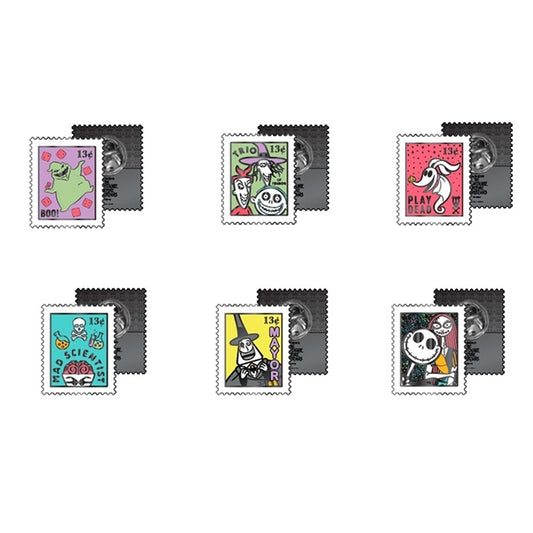 CAJA SORPRESA PIN SELLO LOUNGEFLY FUNKO DISNEY PESADILLAS ANTES DE NAVIDAD MISTERY BOX