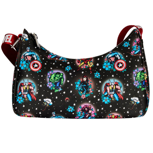 Bolso loungefly funko marvel avengers tattoo shoulder bag