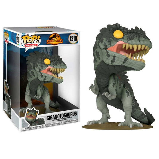 FUNKO POP JUMBO CINE JURASSIC PARK WORLD DOMINION GIGANOTOSAURUS 55378