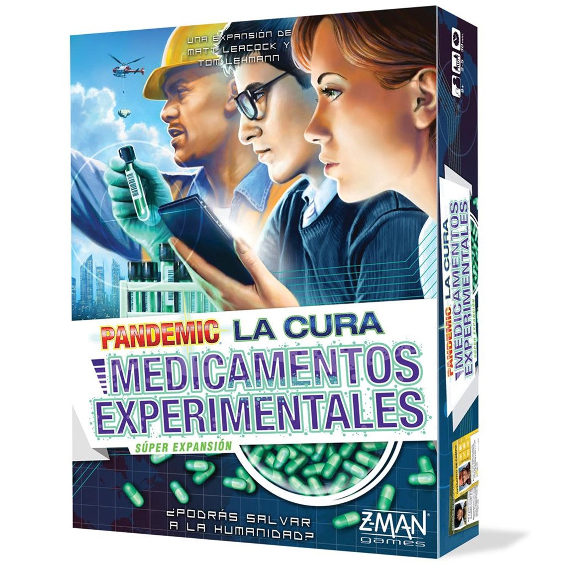 JUEGO DE MESA PANDEMIC LA CURA EXPANSION MEDICAMENTOS EXPERIMENTALES PEGI 8 - Z POP Toys