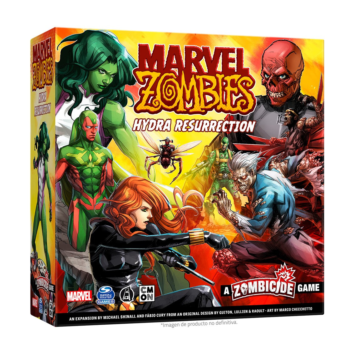 Juego de mesa marvel zombies: hydra resurrection pegi 14