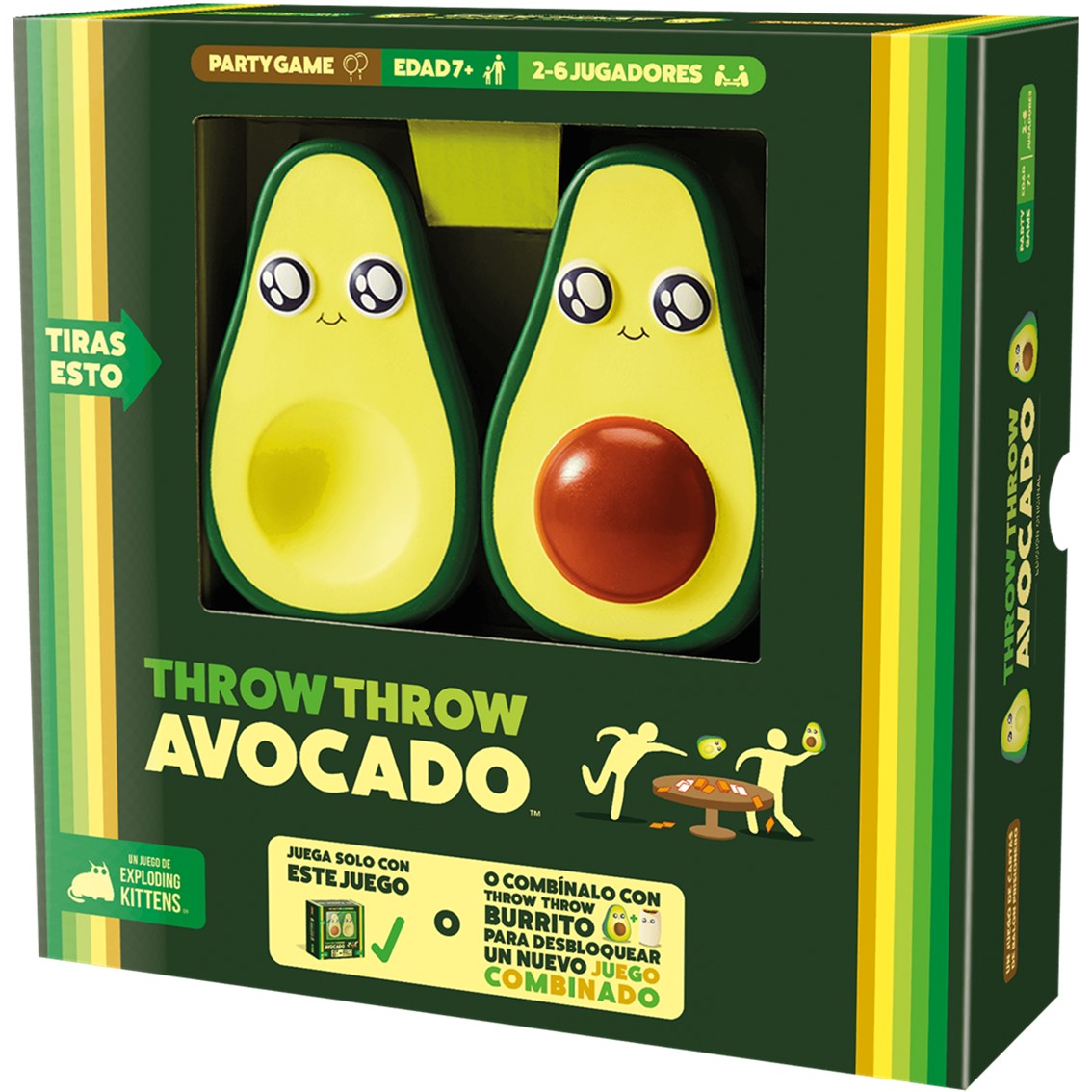 JUEGO DE MESA THROW THROW AVOCADO PEGI 7