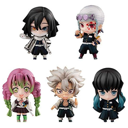 PACK 5 FIGURAS MEGAHOUSE DEMON SLAYER KIMETSU NO YAIBA SAILOR TANJIRO & THE HASHIRA SET B