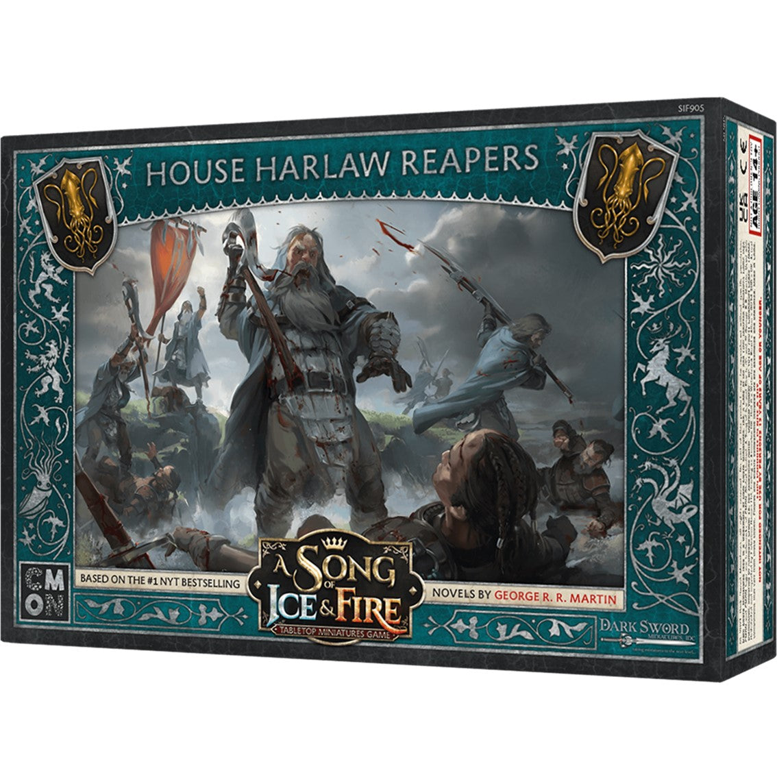 JUEGO DE MESA CANCION DE HIELO Y FUEGO SEGADORES DE LA CASA HARLAW PEGI 14