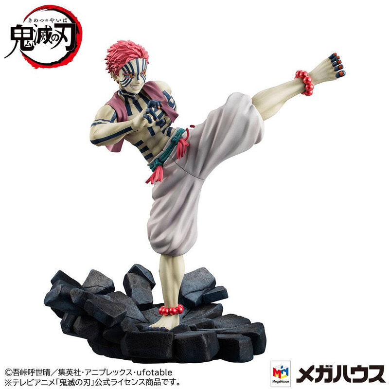 FIGURA MEGAHOUSE KIMETSU NO YAIBA DEMON SLAYER UPPER THREE AKAZA G.E.M - Z POP Toys