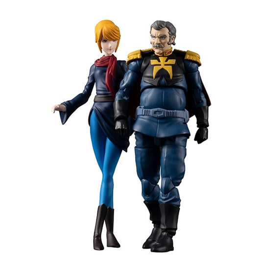 FIGURAS MEGAHOUSE G.M.G MOBILESUIT GUNDAM PRINCIPALITY OF ZEON ARMY 07 RAMBA RAL & CROWLEY HAMON