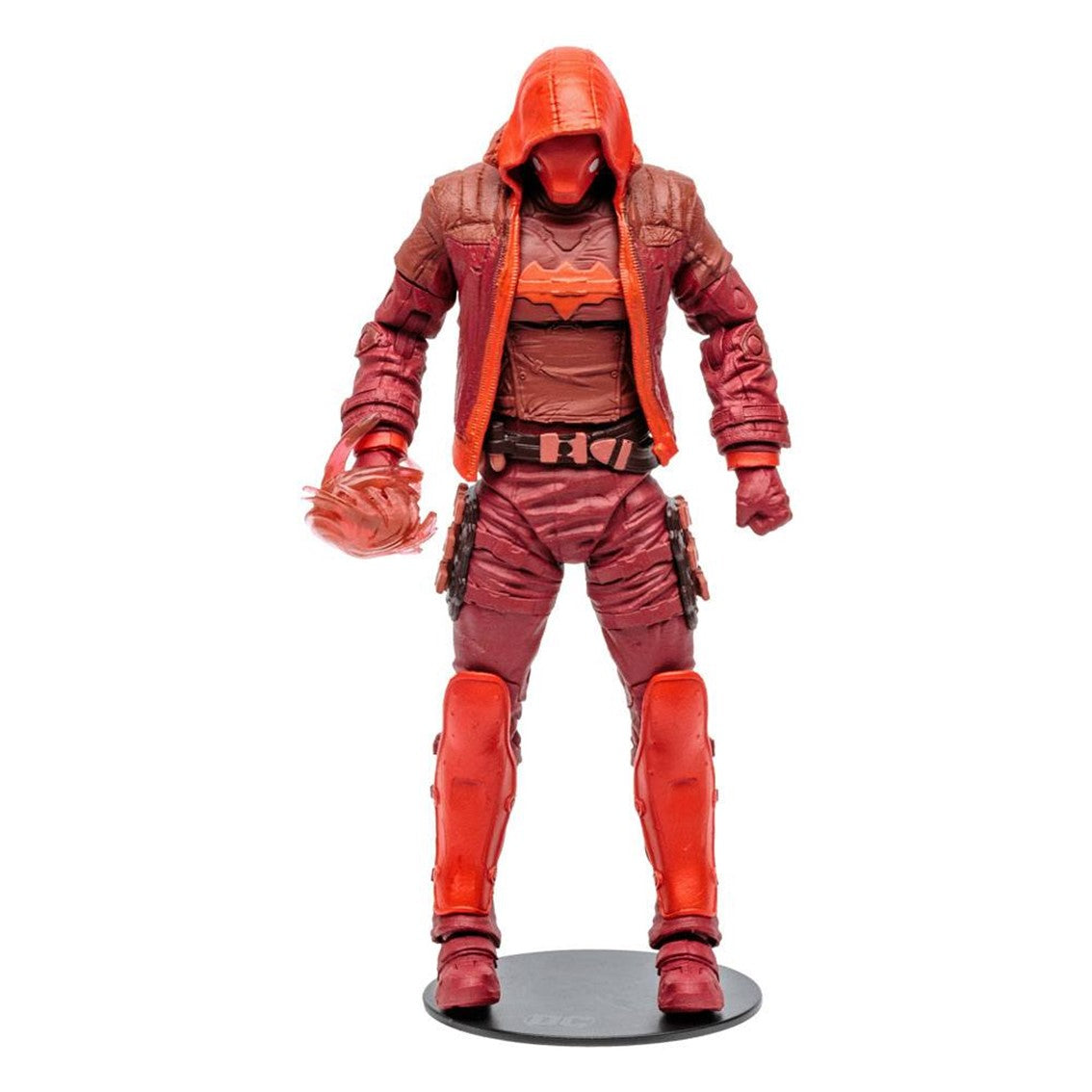 Figura mcfarlane toys dc gaming red hood monochromatic etiqueta dorada