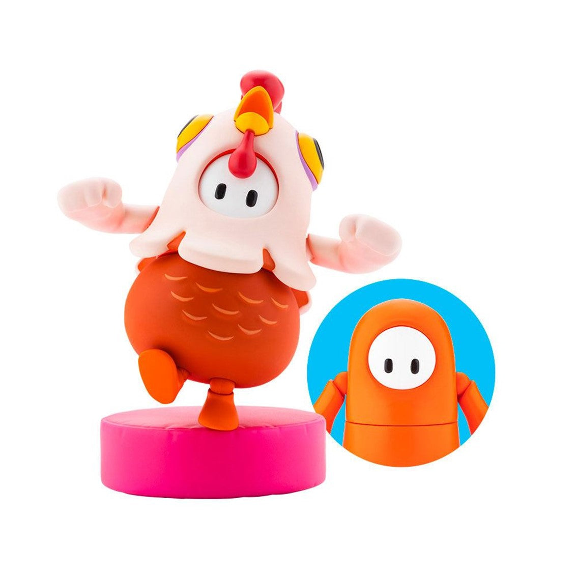 FIGURA KOTOBUKIYA FALL GUYS ULTIMATE KNOCKOUT 1 - 20 ESTRELLA DE CINE - PIEL DE POLLO PACK 01 - Z POP Toys