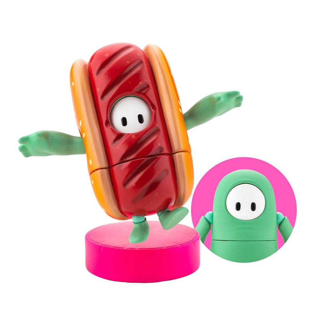 FIGURA KOTOBUKIYA FALL GUYS ULTIMATE KNOCKOUT 1 - 20 MENTA CHOCOLATE - PERRITO CALIENTE PACK 03 - Z POP Toys