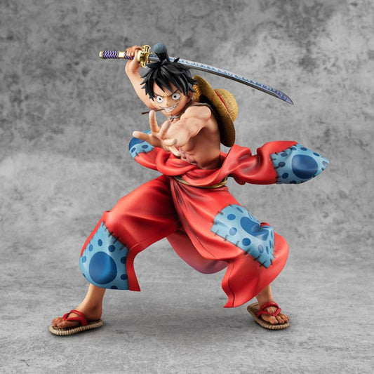 FIGURA MEGAHOUSE ONE PIECE P.O.P STATUE WARRIORS ALLIANCE LUFFY TARO
