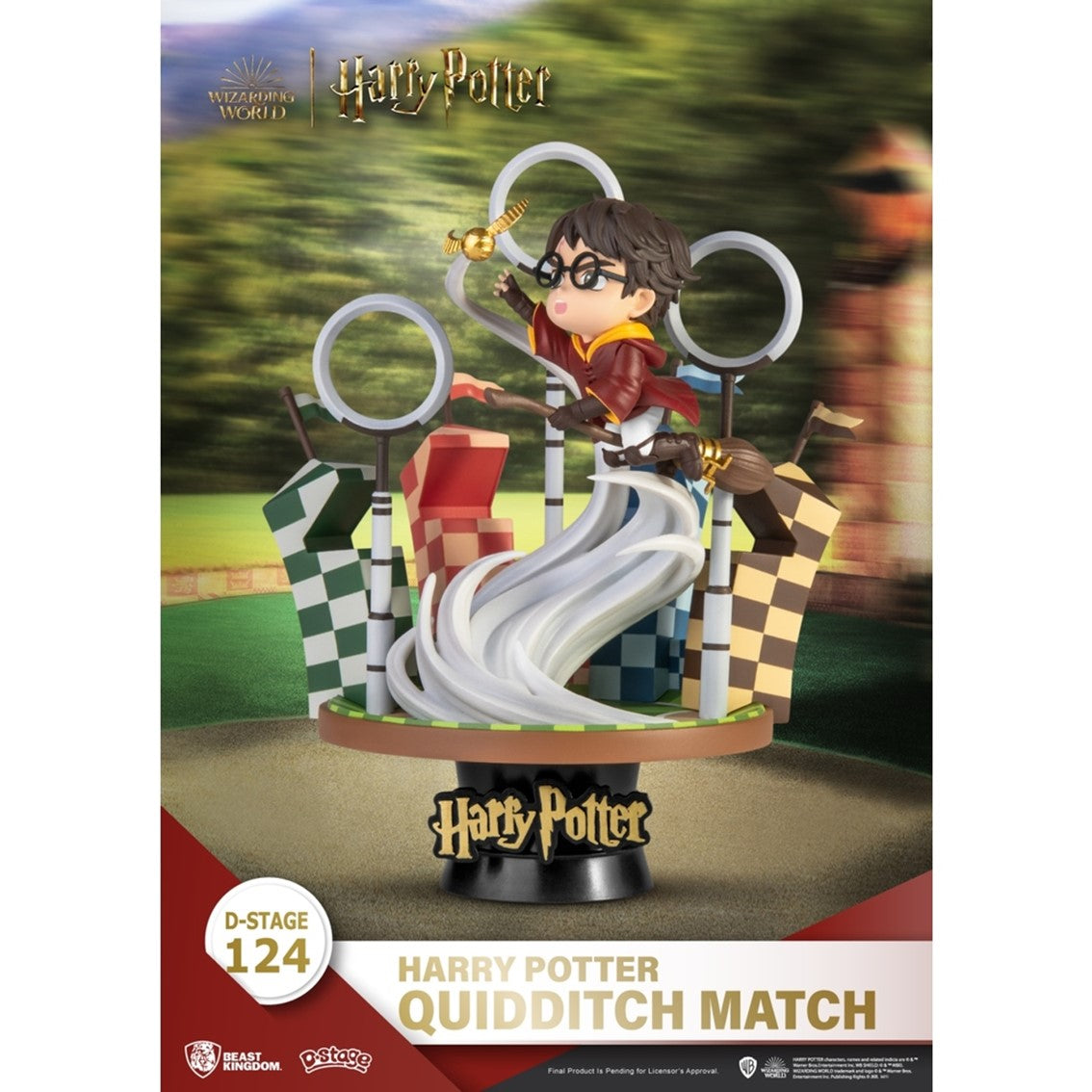 FIGURA BEAST KINGDOM DSTAGE HARRY POTTER PARTIDO DE QUIDDITCH