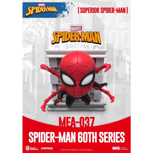 Figura beast kingdom mini egg attack marvel spider - man superior spider - man serie 60 aniversario