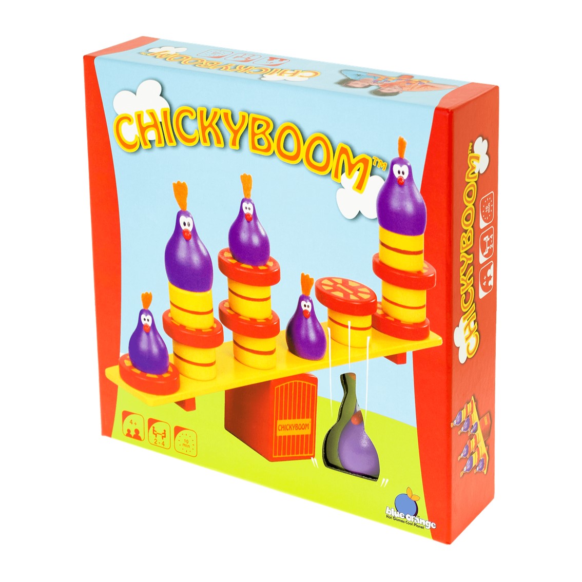 JUEGO DE MESA CHICKY BOOM EDAD RECOMENDADA 4 AÑOS - Z POP Toys