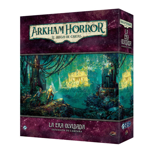 JUEGO DE MESA ARKHAM HORROR LCG LA ERA OLVIDADA EXPANSION CAMPAÑA EDAD RECOMENDADA 14 - Z POP Toys